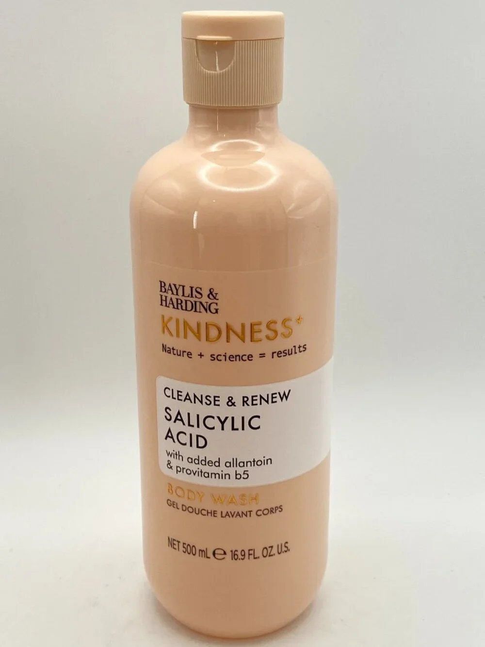 Baylis & Harding Kindness+ Salicylic Acid Body Wash – Cleanse & Renew (16.9 fl o